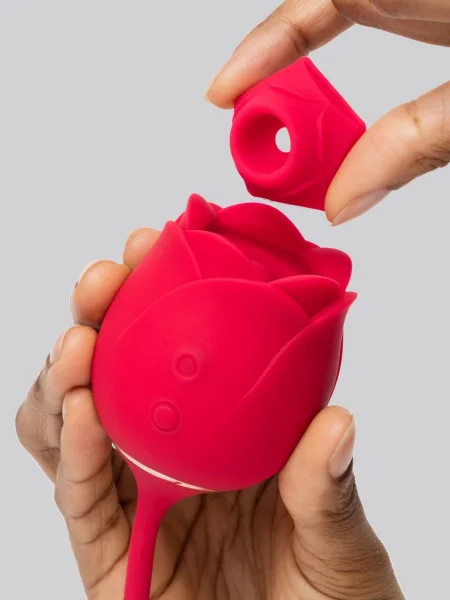 Lovehoney Rose Glow 2-in-1 Clitoral Suction Stimulator with Egg Vibrator