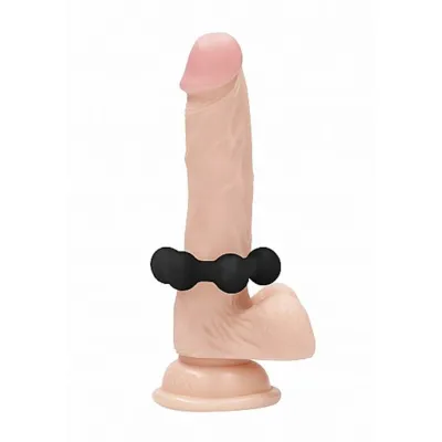 No 82 Weighted Cock Ring Black