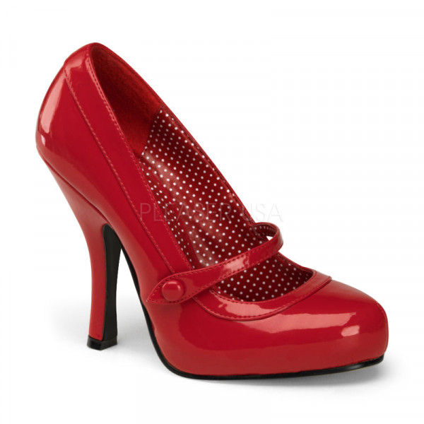 CUTIEPIE-02 - 4 1/2" Heel, 3/4" Hidden P/F Mary Jane Pump — image 9 of 25