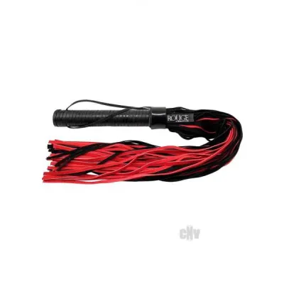 Rouge Suede Flogger Black red