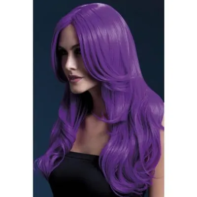 Khloe Wig Neon Purple