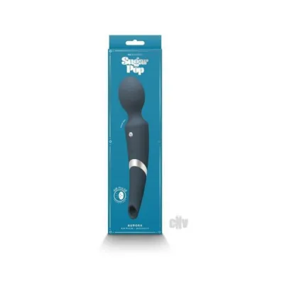 Sugar Pop Aurora Air Pulse And Wand Massager Blue