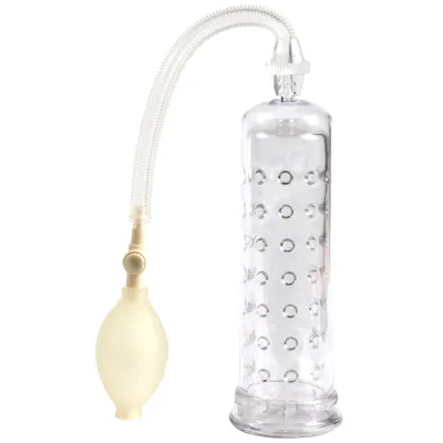 So Pumped Penis Pump with Sleeve Clear