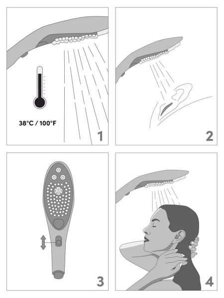Womanizer X hansgrohe Wave Clitoral Stimulation Shower Head