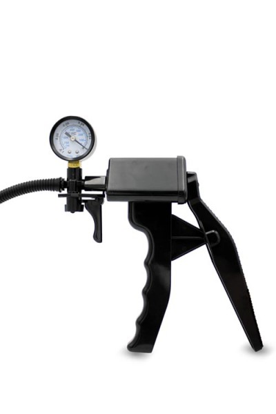 High Rize 8.6" Penis Pump With Pistol Grip & Pressure Gauge