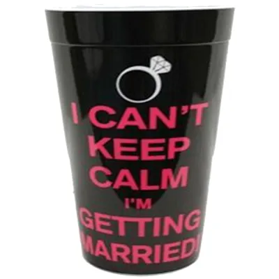 I Cant Keep Calm Im Getting Plastic Cup