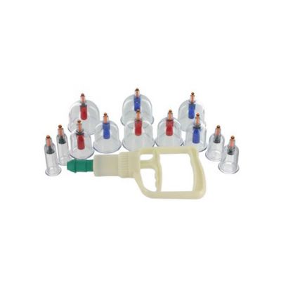 12 piece Deluxe Cupping Set Clear