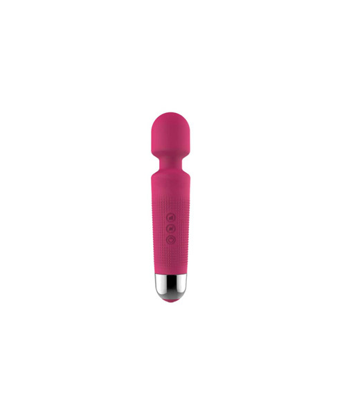 Mini Halo Wireless Wand Vibrator - Pink
