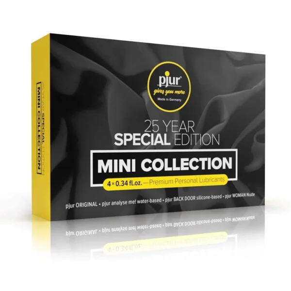 Pjur Mini Collection of Assorted Lubricants | 4-Pack of 0.34ml each (1oz)