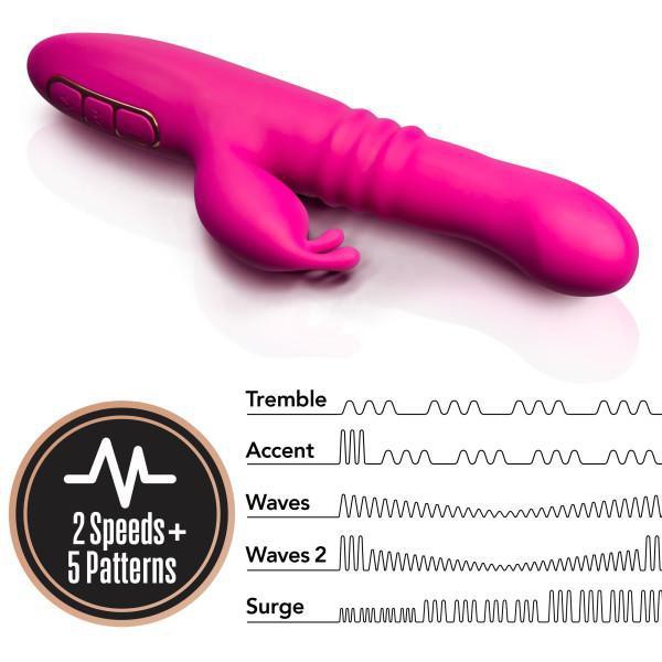 Lush Kira Rotating Thrusting Rabbit Vibrator by Blush Novelties