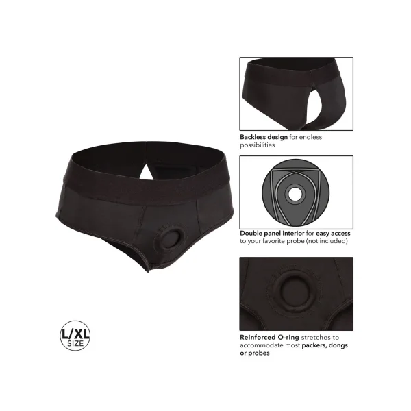 Boundless Backless Brief - L-xl - Black