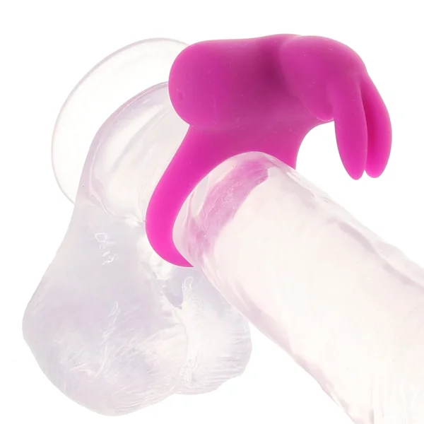 Ohhh Bunny Frisky Bunny Vibrating Cock Ring - Perfectly Purple