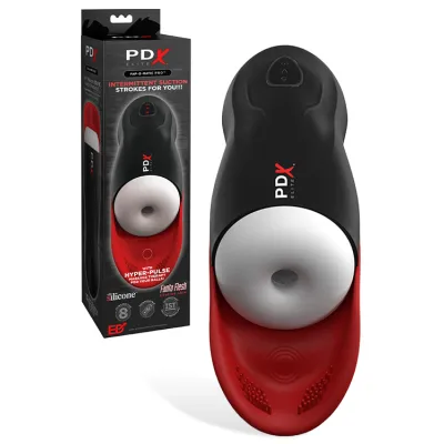 PDX Fap O Matic Pro 10 6 Sucking Vibrating Masturbator with Ball Massager
