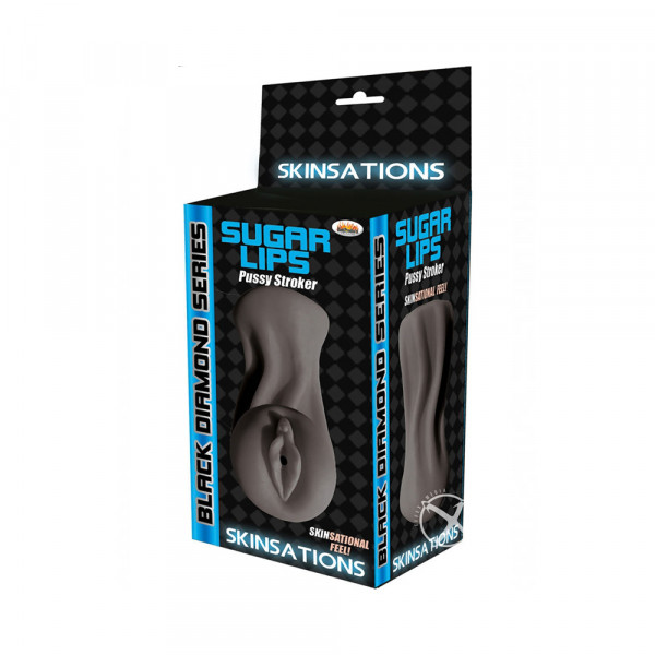 Skinsations Black Diamond Series Sugar Lips Pussy Stroker