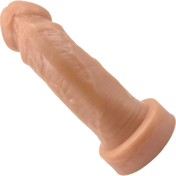 The Felix Short 5.5" Platinum Silicone Realistic Dildo By Uberrime - Vanilla