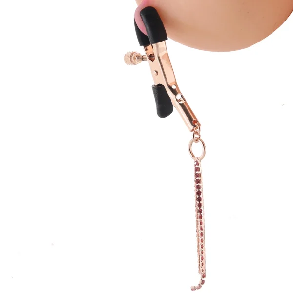 Bound Adjustable D3 Nipple Clamps by NS Novelties - Rose Gold