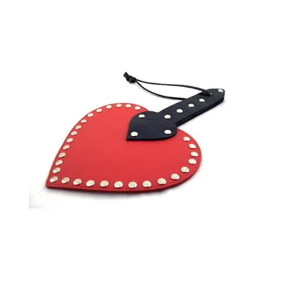 Rouge Leather Heart Paddle