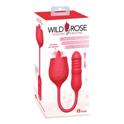 Wild Rose Tonguing Thrusting Red