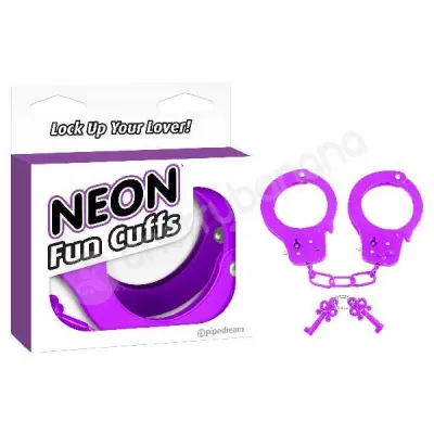 Neon Purple Fun Cuffs