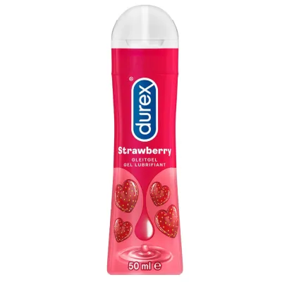 Durex Play Strawberry Gel Lubricant 50mls Water Based