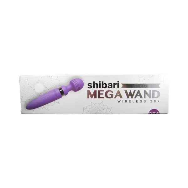 Shibari Deluxe Mega Massage Wand Silicone USB Rechargeable Purple — image 6 of 10