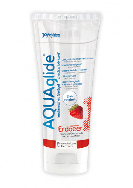 AQUAglide Strawberry - 100 ml - Best Sex Lubricants On The Market