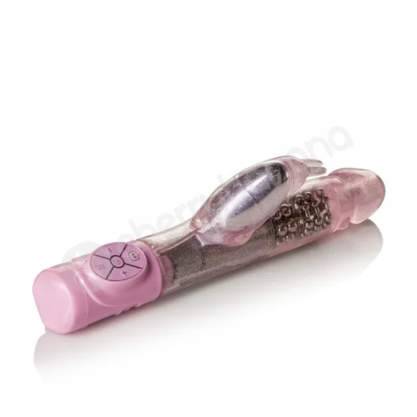 Pink Advanced Thrusting Action Jack Rabbit Vibrator