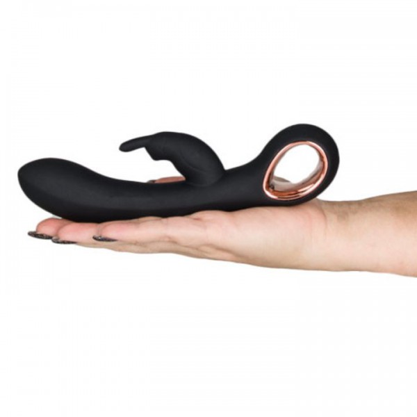 Blissful Black Luxury Silicone 16 Function Rabbit Vibrator — image 5 of 5