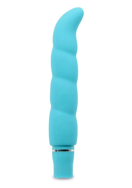 Luxe Purity G Silicone G-Spot Vibrator by Blush Novelties - Aqua