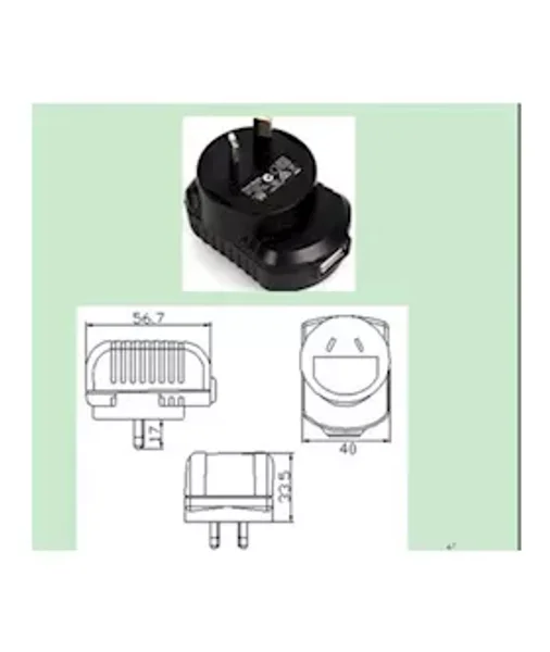 5v Usb Ac Adapter I Type Au - Black — image 2 of 2