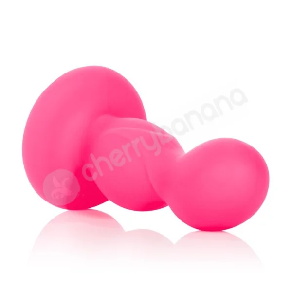 Pink Silicone Back End Play Butt Plug