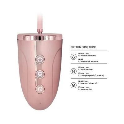 Automatic Rechargeable Breast Pump Set Medium Pink