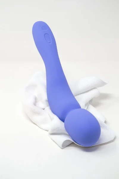 Dame Com Wand Massager - Periwinkle