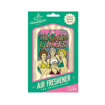 Games Novelty Wood Rocket Air Freshener Golden Gilfs