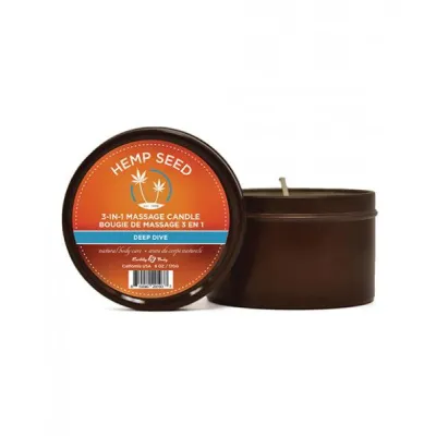 Earthly Body Summer 2021 Massage Candle 6 Oz Deep Dive