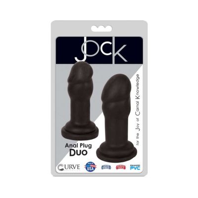 Jock Anal Plug Set Midnight