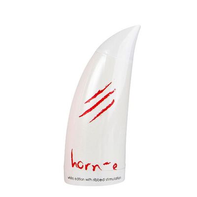 Horn e White Edition Ribbed Stimulation White