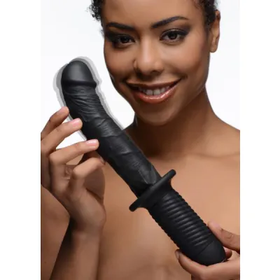 Ass Thumpers The Large Realistic 10X Vibrator With Handle