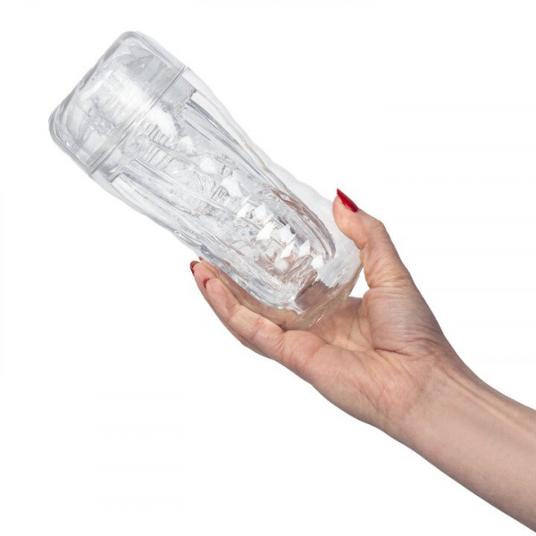 Boss Ice Tornado Clear Realistic Vagina Masturbator - 7 Inch — image 4 of 5