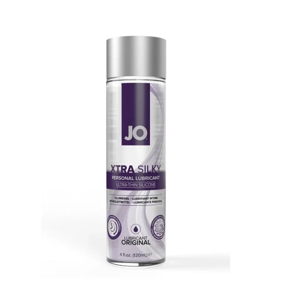 JO XTRA Silky Ultra-Thin Silicone Based Personal Lubricant 1 fl oz