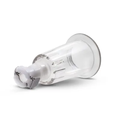 Temptasia Nipple Pumping Cylinders Set of 2 1 Inch Diameter Clear