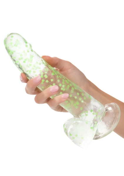 I Leaf Dick Glow In The Dark Dildo