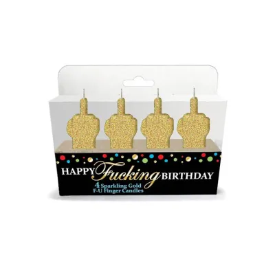 Happy Fucking Birthday Fu Candle Set