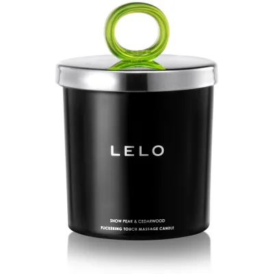 Lelo Flickering Touch Massage Candle Snow Pear Cedarwood