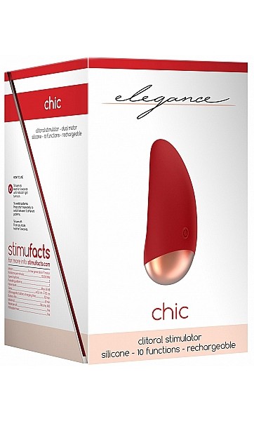 Elegance Clitoral Stimulator Chic Red