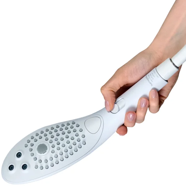 Womanizer Wave Shower Head & Water Massage Clitoral Stimulator - White