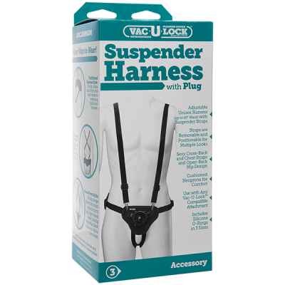 Vac U Lock Suspender Harness with Plug