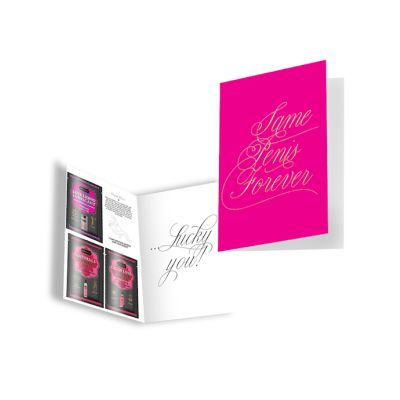 Same Penis Forever Greeting Card Pink