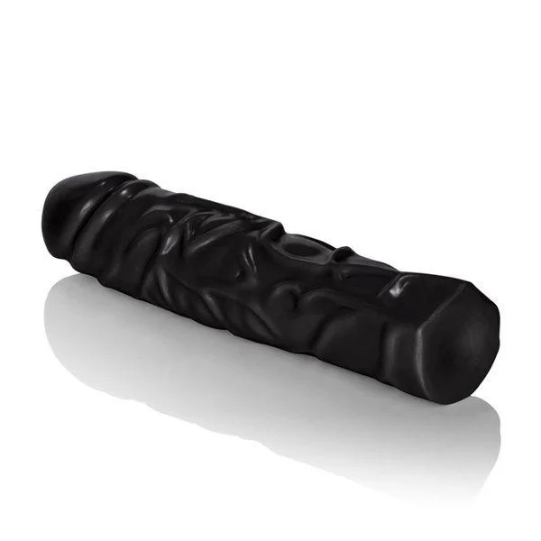 Black Veined Chubby Dildo — image 7 of 8