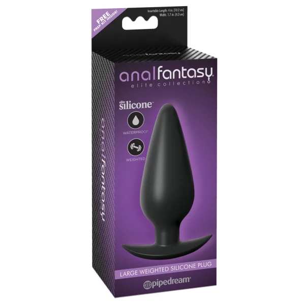 Anal Fantasy Elite Large Weighted Silicone Plug